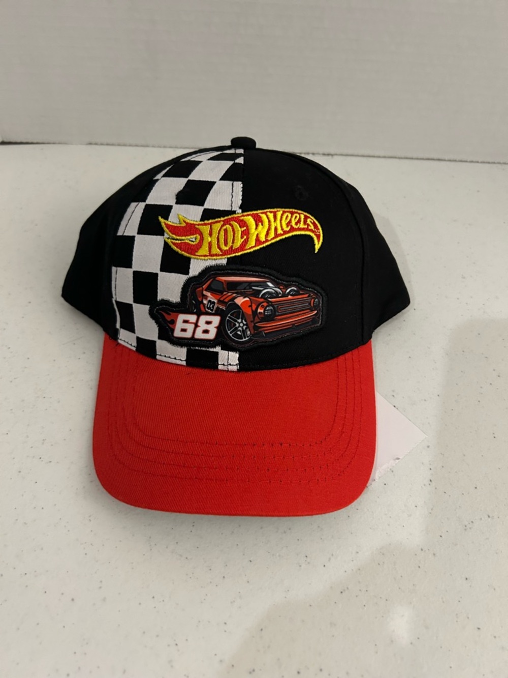 Kids' Red & black Hot wheels hat